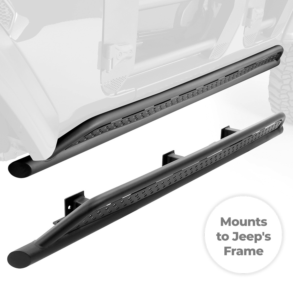 Frame Mounted Steel Sliders for JLU