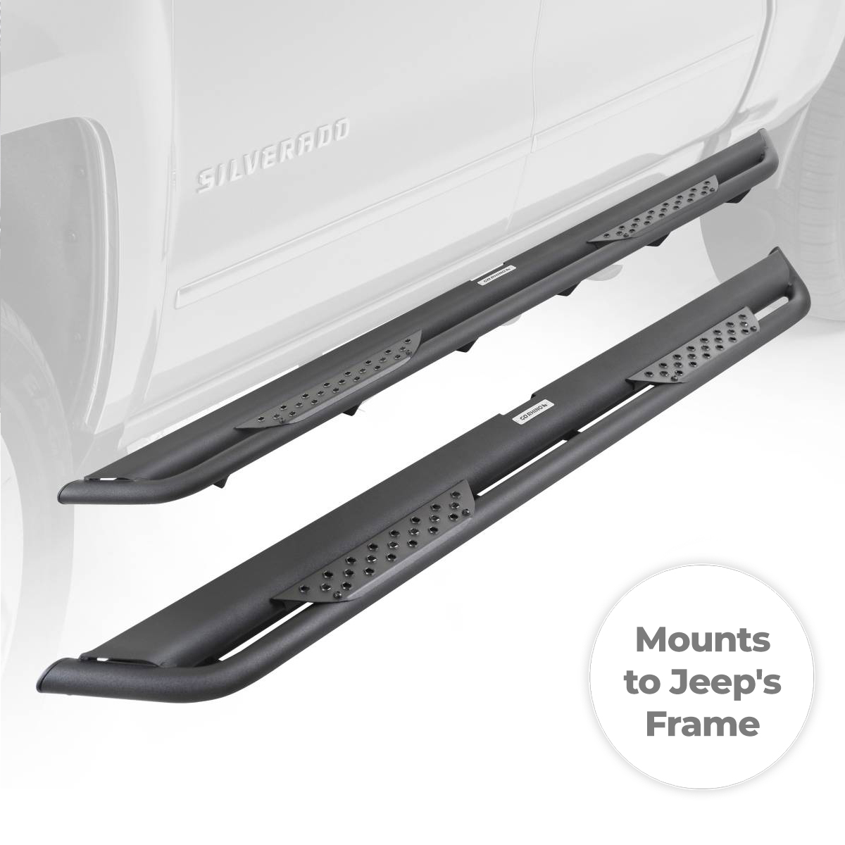 Dominator Xtreme DT Side Steps for JLU (Frame Mount)