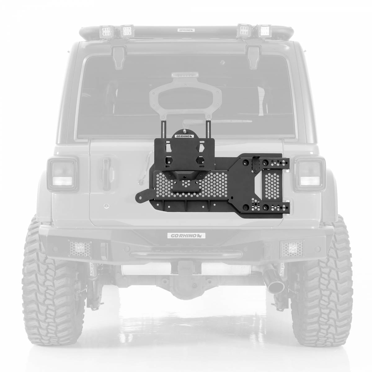 Rockline Body Mount Tire Carrier for Jeep Wrangler