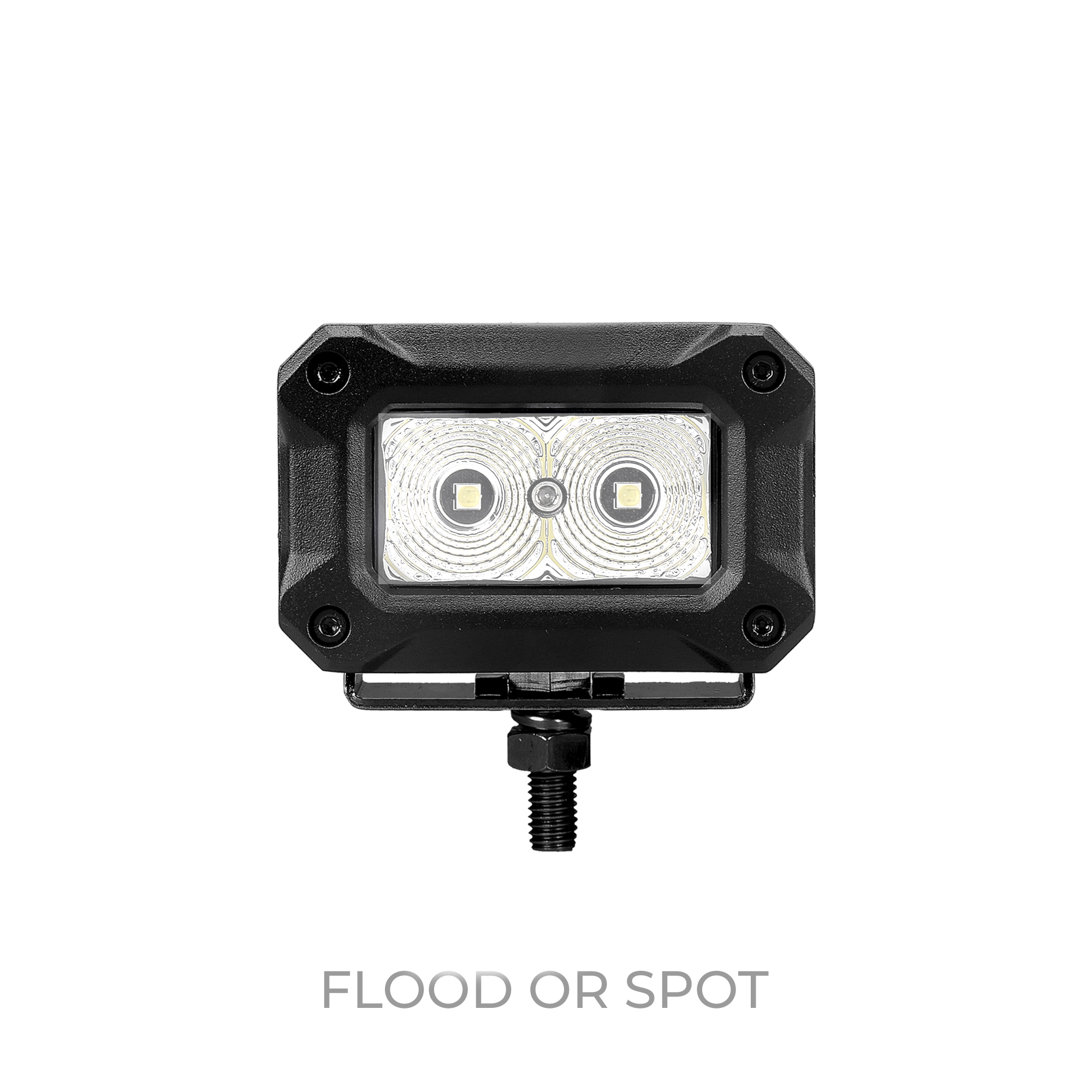 3x2 Rectangular 2-LED Light Pods