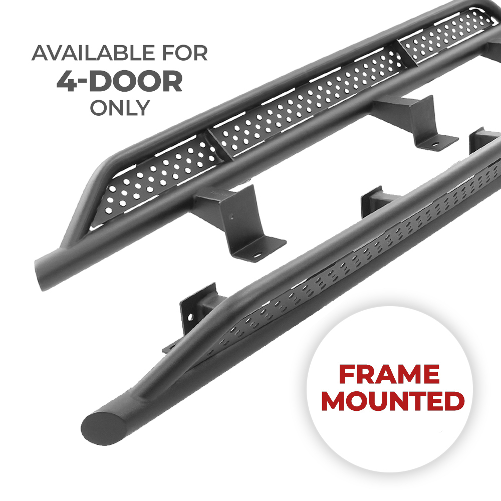 Frame Mounted Steel Sliders with Welded Mounting Brackets