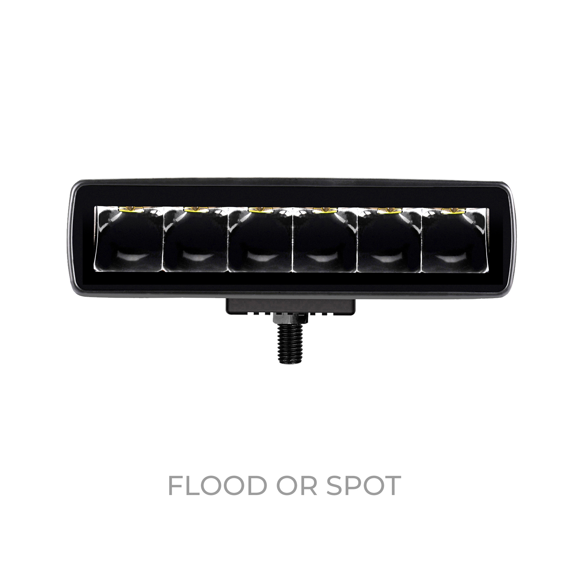 SIXLINE - 6" Rectangular 6-LED Light Pods