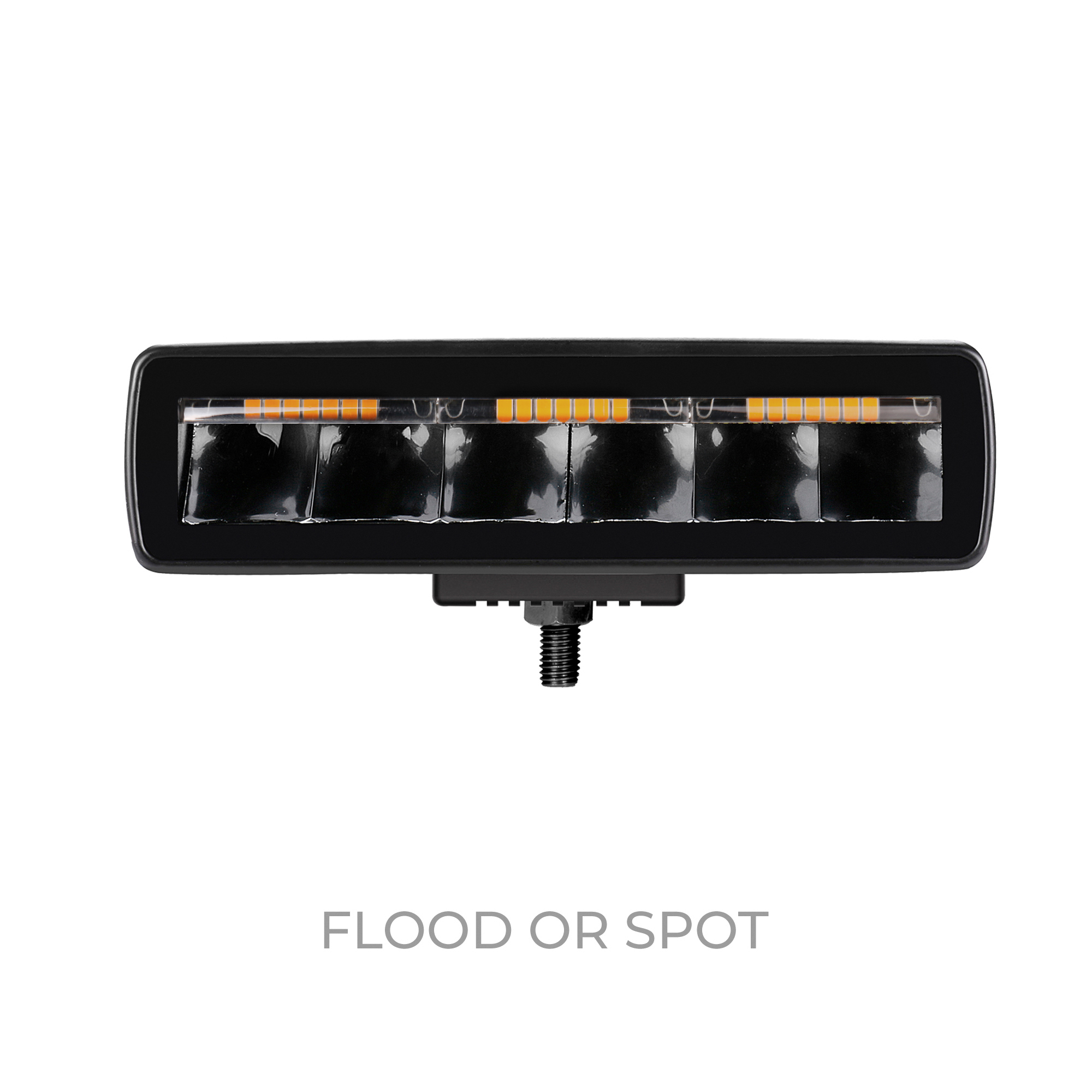 SIXLINE - 6" Rectangular 6-LED Light Pods