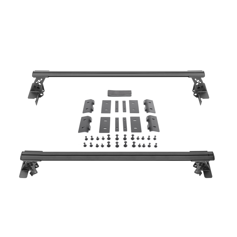 Go Rhino - XRS Cross Bars - Truck Bed Rail Kit for Mid-Sized Trucks without Tonneau Covers