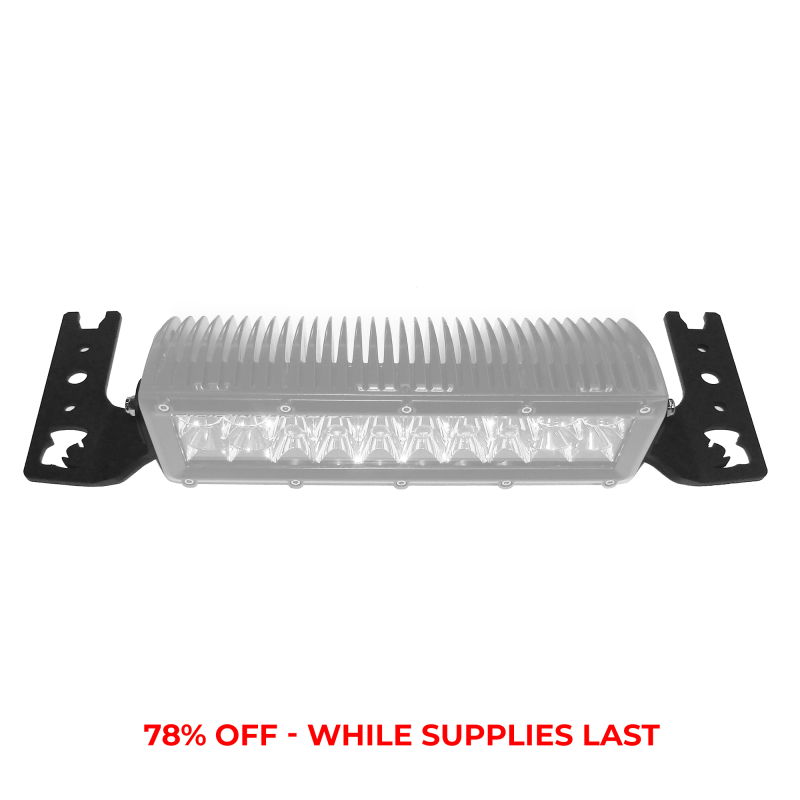 Go Rhino - XE Center Hood LED Light Mount for Jeep JL/JT - Fits 10" Double Row LED Bar