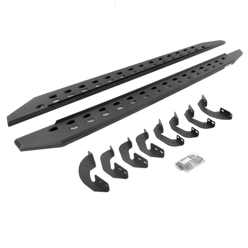Go Rhino - RB20 Slim Line Running Boards w Brackets Kit - Double Cab Only