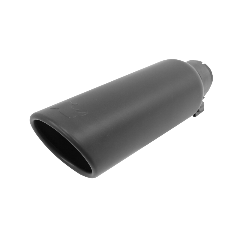 Go Rhino - Black Powder Coated Stainless Steel Exhaust Tip