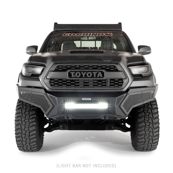 Go Rhino - Element Front Bumper with Power Actuated Hide-Away Light Bar Mount