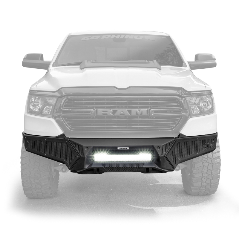 Go Rhino - Element Front Bumper with Power Actuated Hide-Away Light Bar Mount