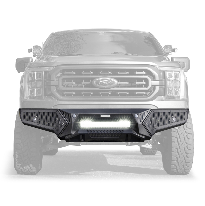 Go Rhino - Element Front Bumper with Power Actuated Hide-Away Light Bar Mount