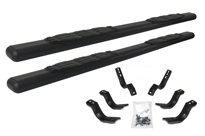 Go Rhino - 5" 1000 Series Side Steps with Mounting Brackets Kit - Double Cab Only