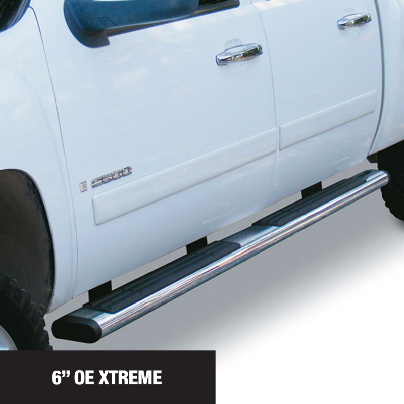 Go Rhino - 6" OE Xtreme Side Steps - Step Bars w/Mounting Brackets