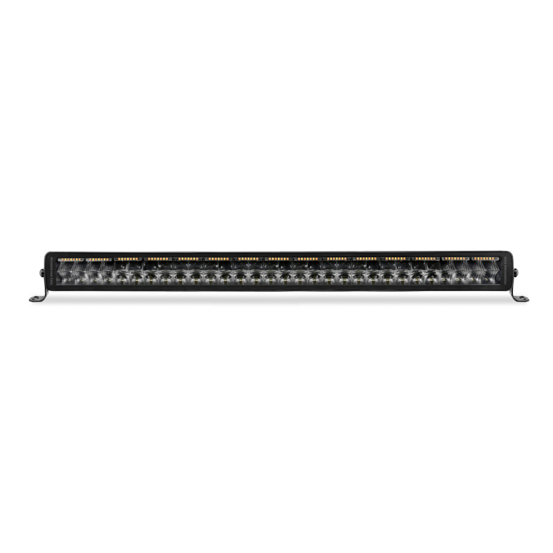 Go Rhino - Blackout Combo Series LED Lights - 32" Double Row LED Light Bar With Amber Lighting