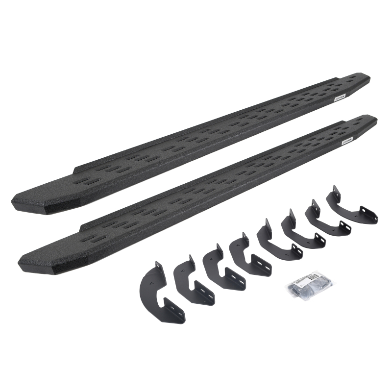Go Rhino - RB30 Running Boards w/Mounting Bracket Kit - Double Cab