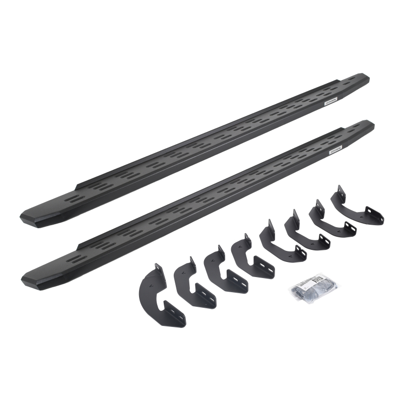 Go Rhino - RB30 Running Boards w/Mounting Bracket Kit - Double Cab