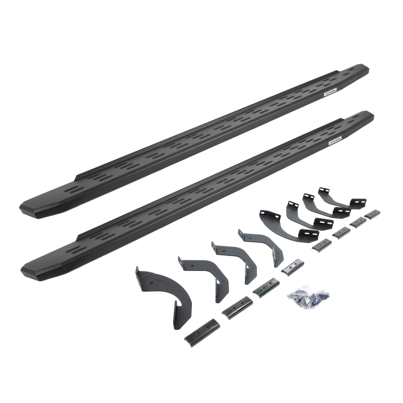 Go Rhino - RB30 Running Boards w/Mounting Bracket Kit - Double Cab
