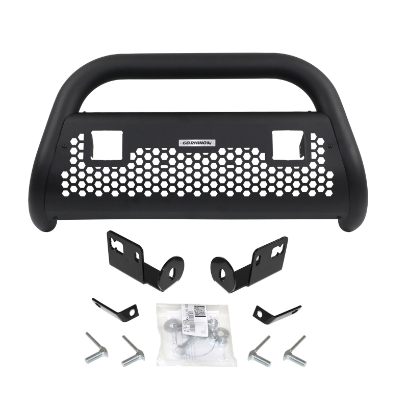Go Rhino - RC2 Bull Bar with Mounting Brackets and Two 3" Cube LED Flood Lights Kit