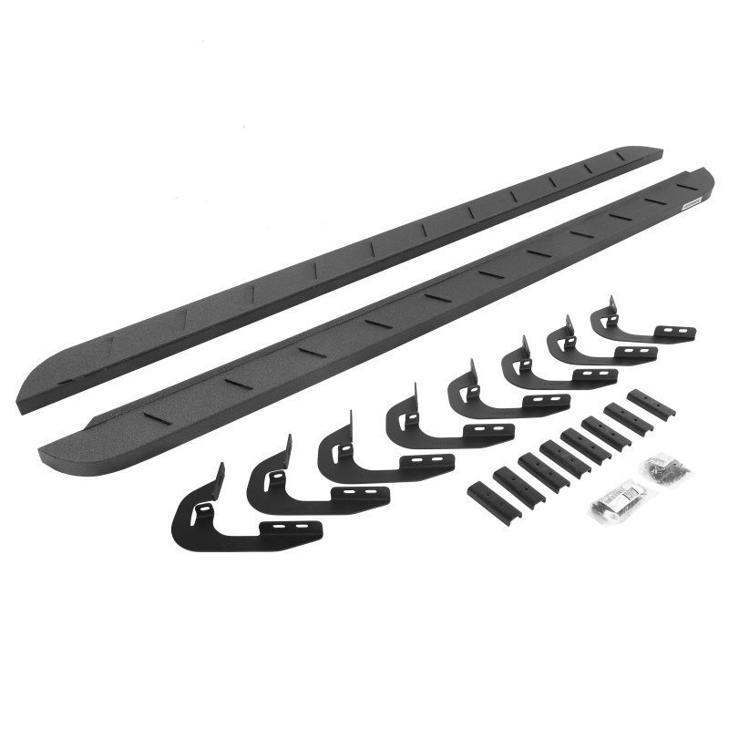 Go Rhino - RB10 Slim Line Running Boards w/Mounting Brackets Kit