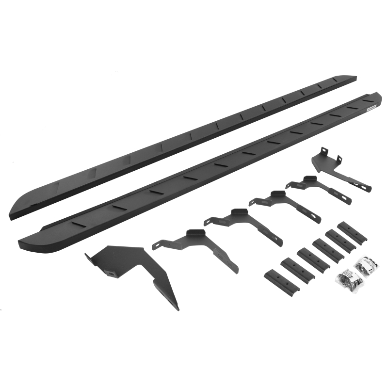 Go Rhino - RB10 Slim Line Running Boards w/Mounting Brackets Kit