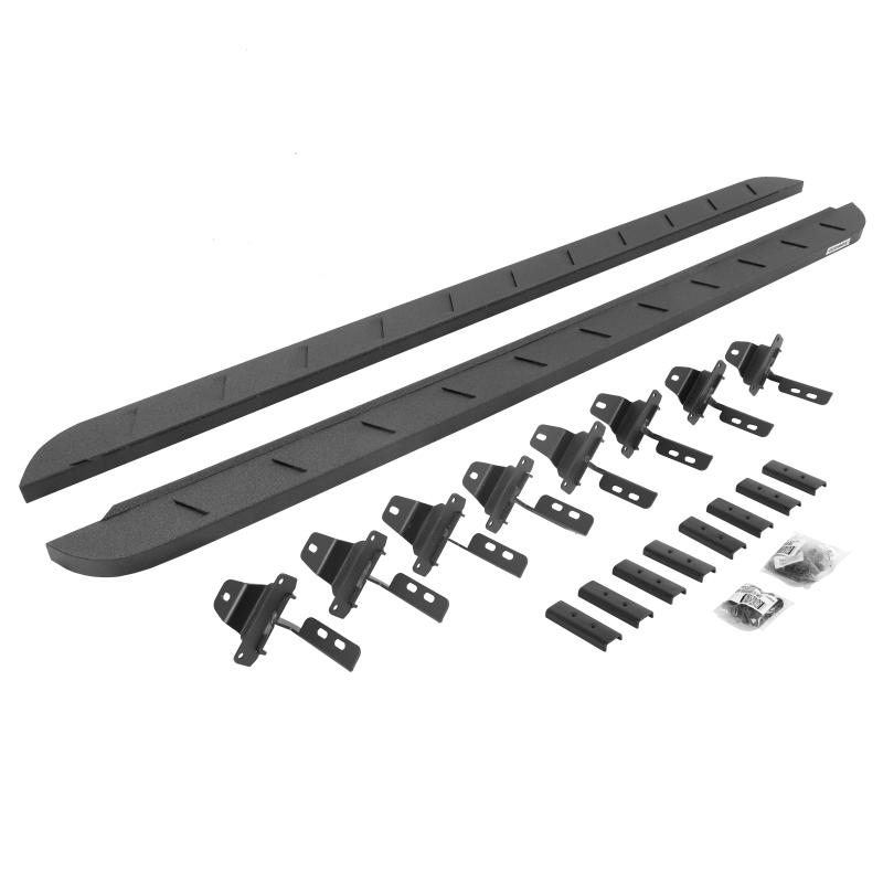 Go Rhino - RB10 Slim Line Running Boards w/Mounting Brackets Kit