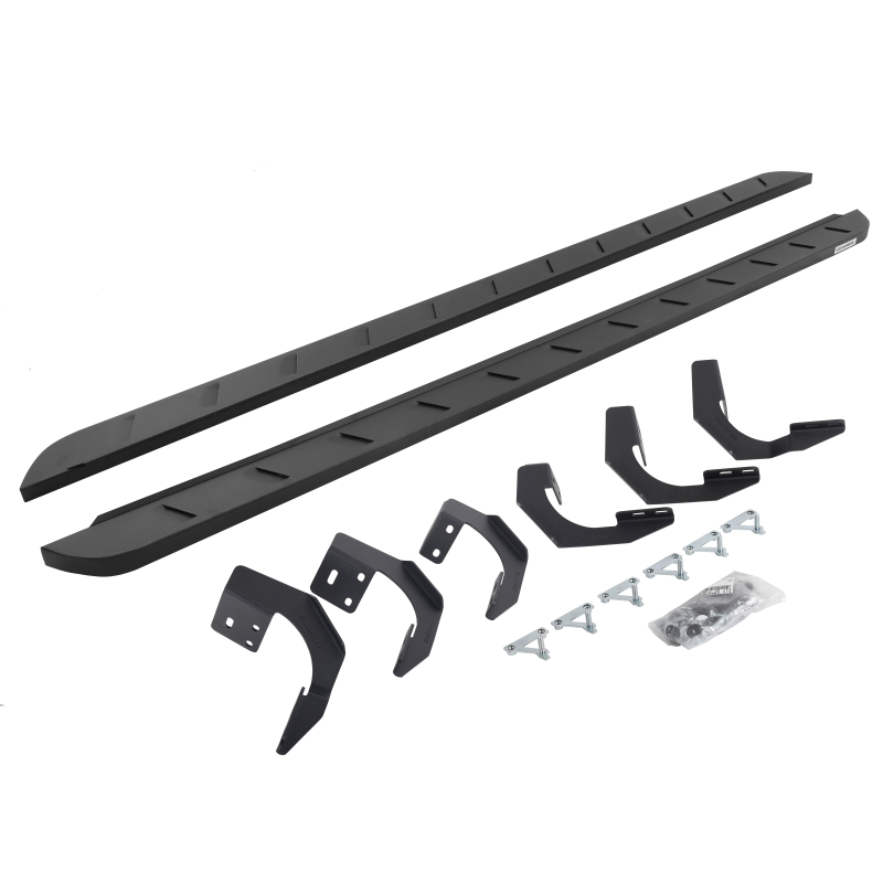 Go Rhino - RB10 Slim Line Running Boards w/Mounting Brackets Kit