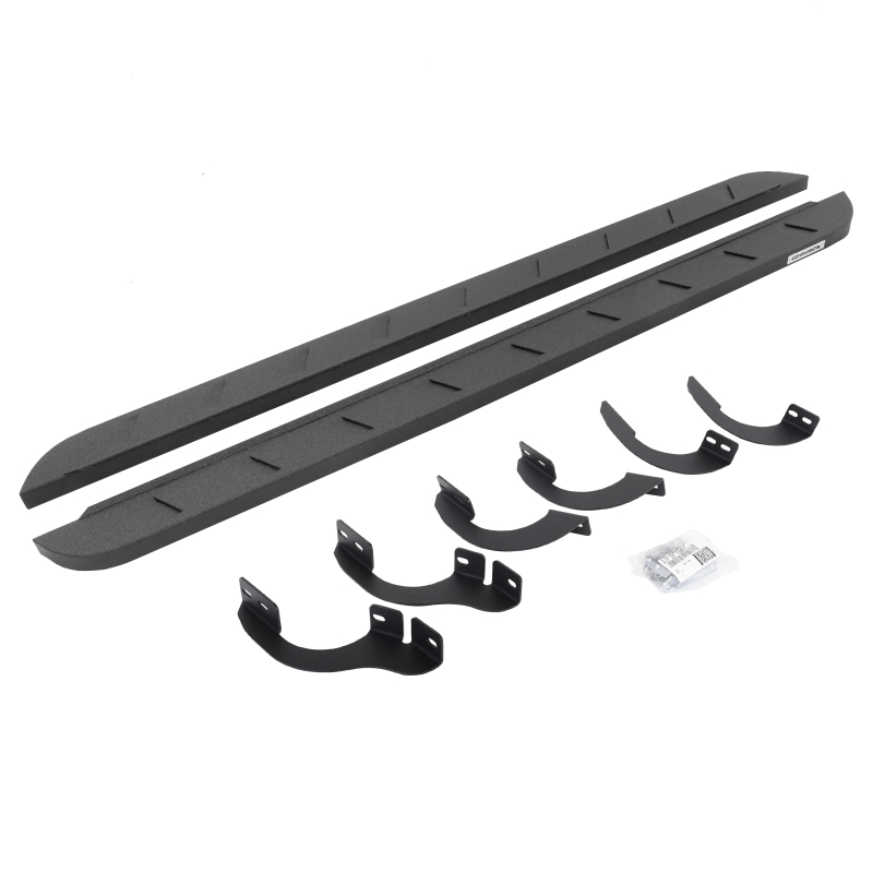 Go Rhino - RB10 Slim Line Running Boards w/Mounting Brackets Kit