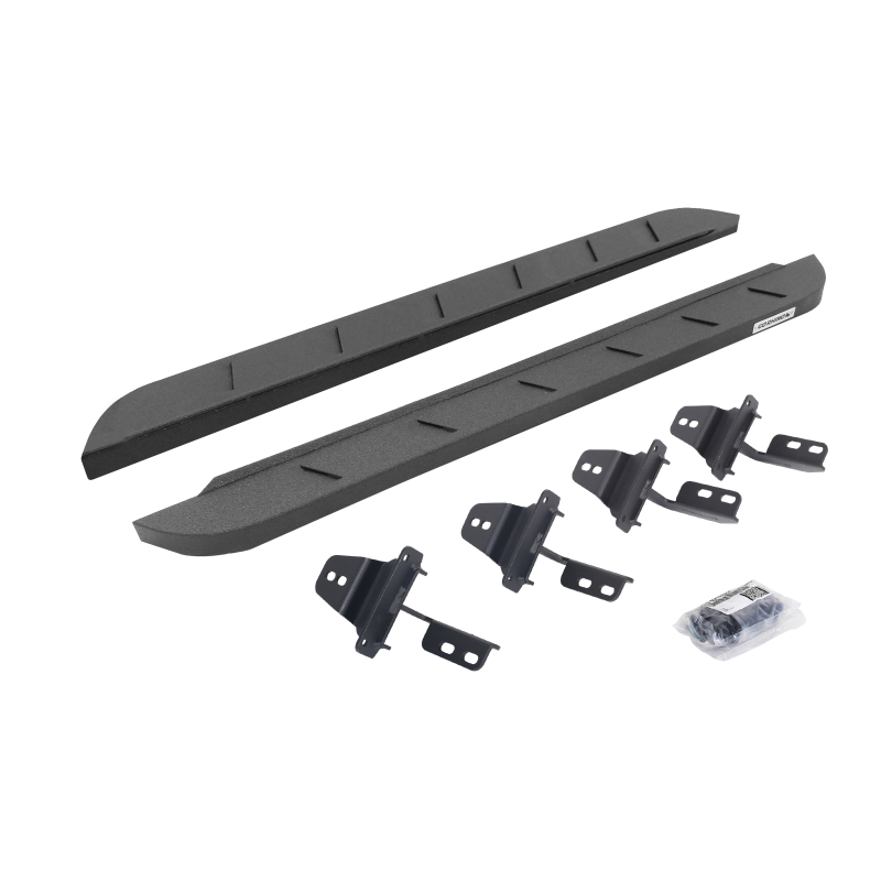 Go Rhino - RB10 Slim Line Running Boards w/Mounting Brackets Kit