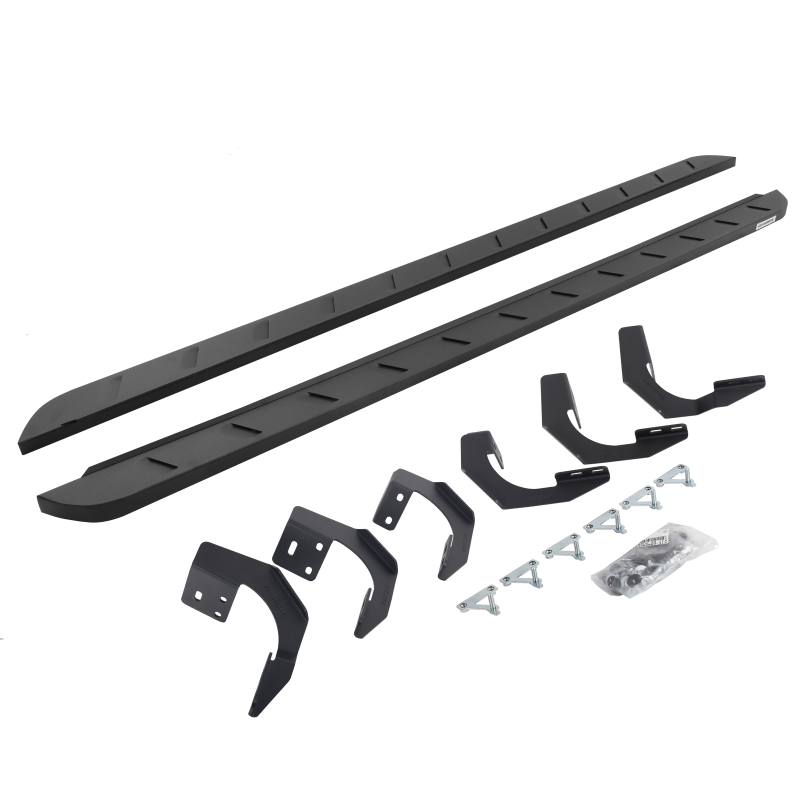 Go Rhino - RB10 Slim Line Running Boards w/Mounting Brackets Kit