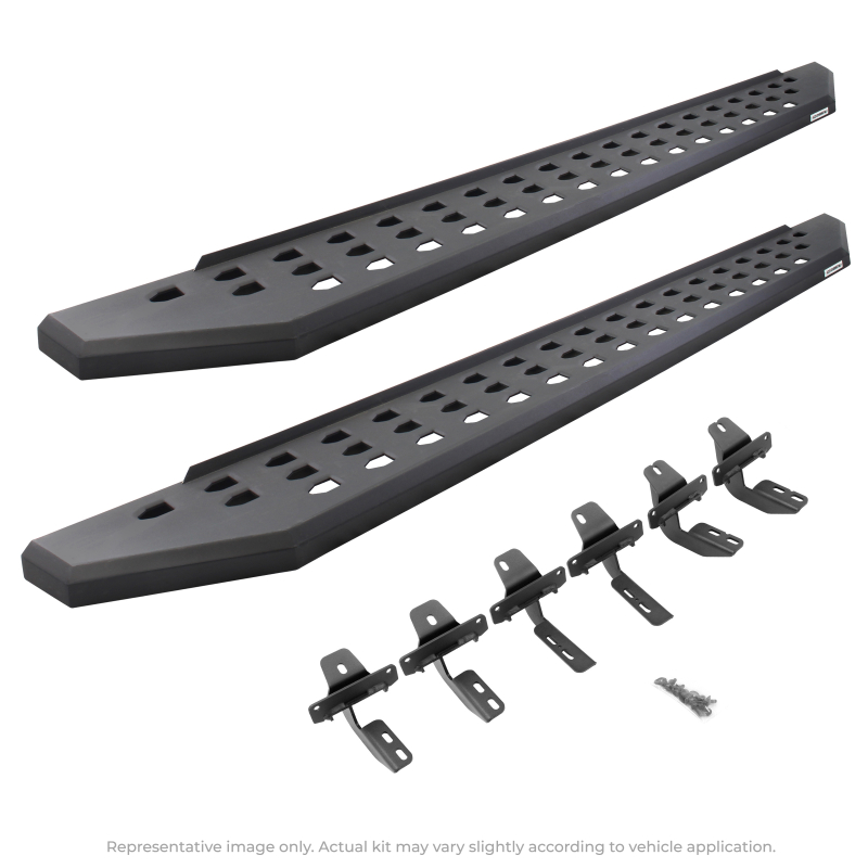 Go Rhino - RB20 Running Boards w/Mounting Brackets Kit