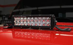 Go Rhino - XE Center Hood LED Light Mount for Jeep JL/JT - Fits 10" Double Row LED Bar - Image 6
