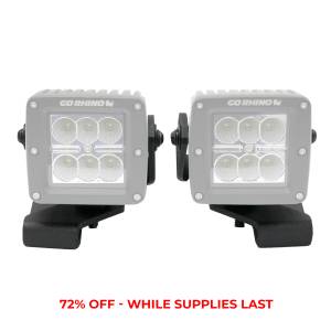 XE Center Hood LED Light Mounts for Jeep JL/JT - Fits Single 3x3 LED Cube