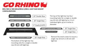 Go Rhino - BR10/BR10.5/BR11 Light Bar Mount - Image 6