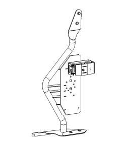 Exterior Jack Mount with Clamp for Jeep Wrangler JL, JLU and Gladiator JT