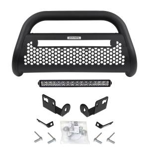 RC2 LR Bull Bar with Mounting Brackets and Single Row 20" LED Light Bar Kit