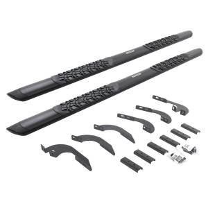 V-Series V3 Aluminum Side Steps and Mounting Brackets Kit - Textured Black  - Double Cab Only