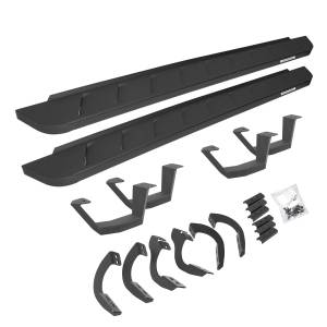 RB10 Running Boards w/Mounting Brackets, 2 Pairs Drop Steps Kit