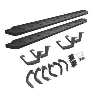 RB10 Running Boards w/Mounting Brackets, 2 Pairs Drop Steps Kit