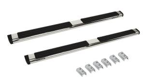 6" OE Xtreme Side Steps - Step Bars w/Mounting Brackets
