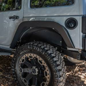 Go Rhino - Trailline 3" Wide Steel Rear Fenders for Jeep JK Wrangler - Image 2