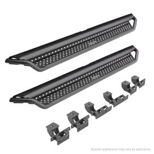 Dominator Xtreme D1 Side Steps with Rocker Panel Mounting Bracket Kit