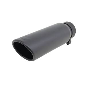 Black Powder Coated Stainless Steel Exhaust Tip
