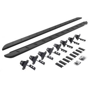 RB10 Slim Line Running Boards w/Mounting Brackets Kit