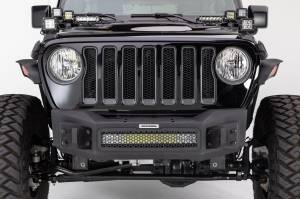 Go Rhino - Rockline Winch-Ready Front Stubby Bumper For Jeep - Image 2