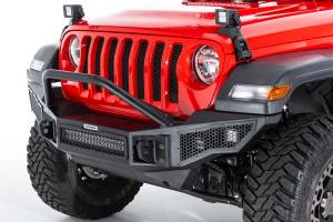 Go Rhino - Rockline Winch-Ready Full Width Bumper With Overrider For Jeep - Image 8
