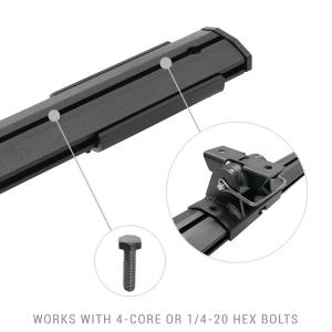 Go Rhino - XRS Cross Bars - Truck Bed Rail Kit for Mid-Sized Trucks without Tonneau Covers - Image 5