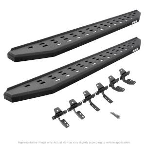 RB20 Running Boards w/Mounting Brackets Kit - Crew Max Only