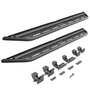 Dominator Xtreme D6 Side Steps with Rocker Panel Mounting Brackets Kit
