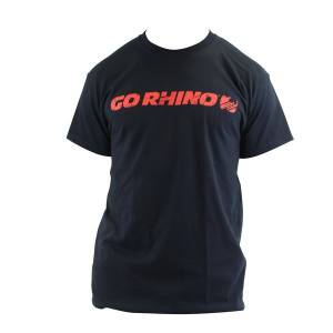 Go Rhino - Go Rhino Splatter Logo Tee, Red on Black, XX-Large - Image 2