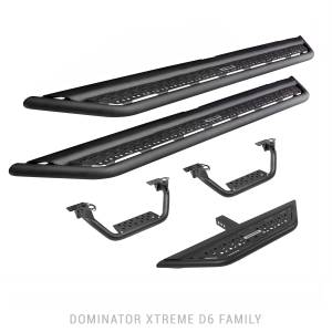 Go Rhino - Dominator Xtreme D6 Side Steps with Rocker Panel Mounting Brackets Kit - Image 3
