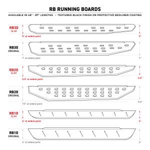 Go Rhino - RB30 Running Boards with Brackets, 2 Pairs Drop Steps Kit - Image 2
